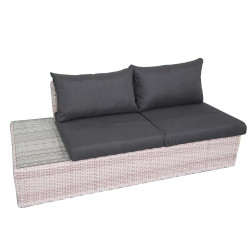 Fonteyn | Loungebank 2-zits Rechts Salou | Halfmoon Light Grey